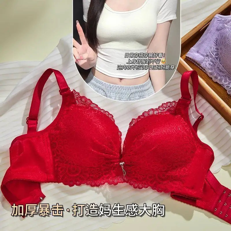 10CM Extreme Push Up Bra For Flat Chest A Cup Ultra Padded Non Wire Lingerie Creates Cleavage