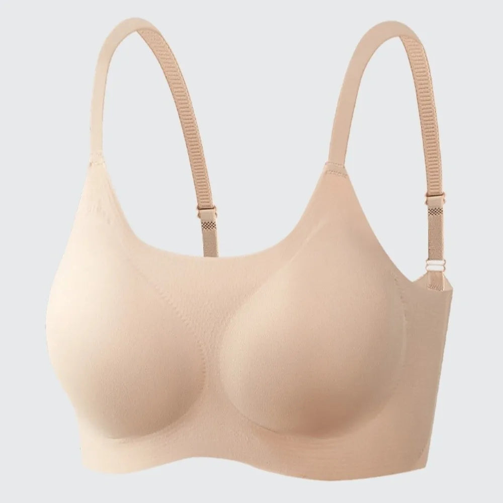 Traceless Wireless U Bra Gathered Breasts Shockproof Brassiere for Women Anti-sagging Comfortable Seamless Bras Sport