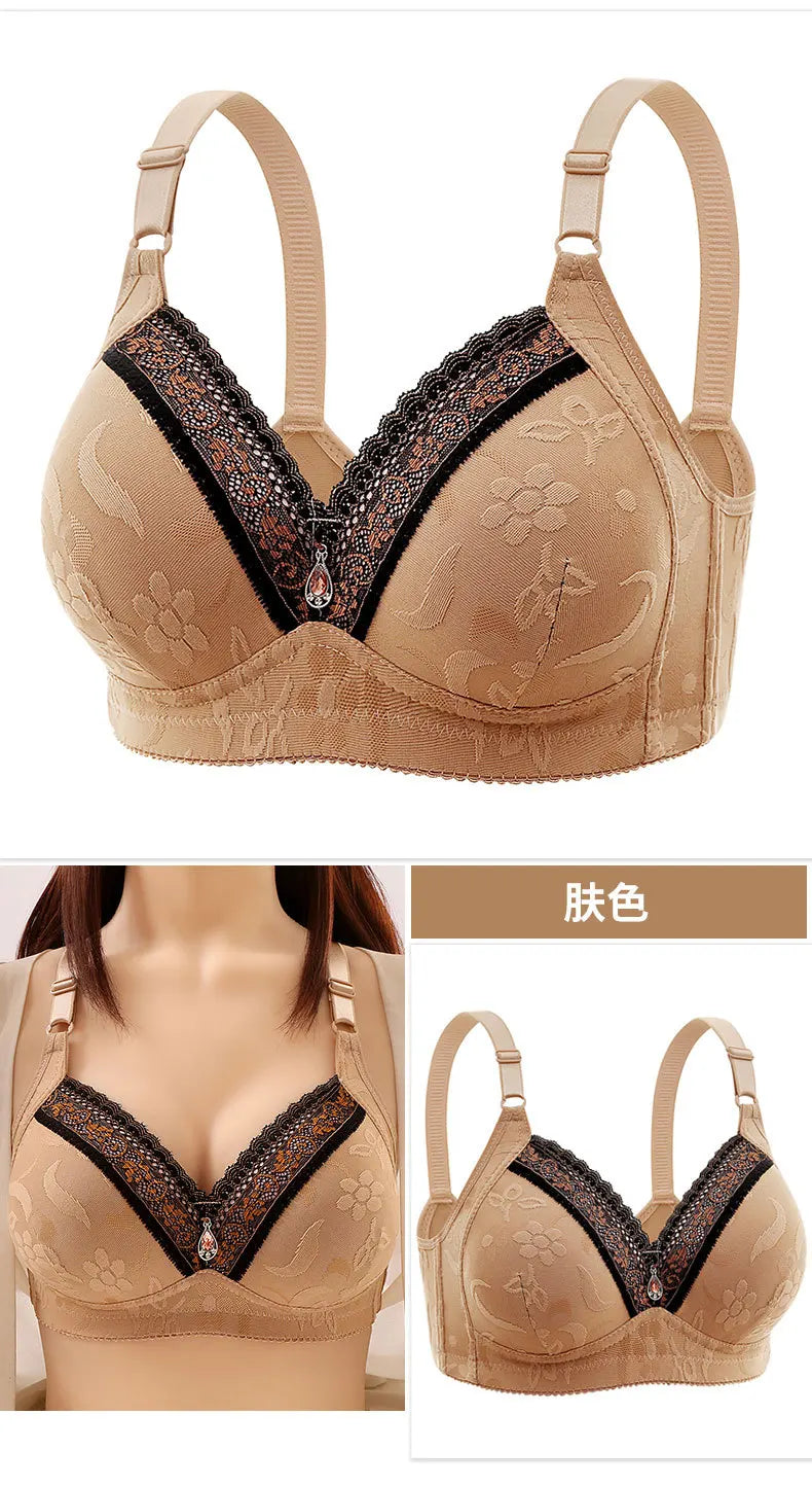 Bras for Women's bra plus big large size Super Push up bralette lace intimates Sexy lingerie Undrwear underwire 100AB Cup