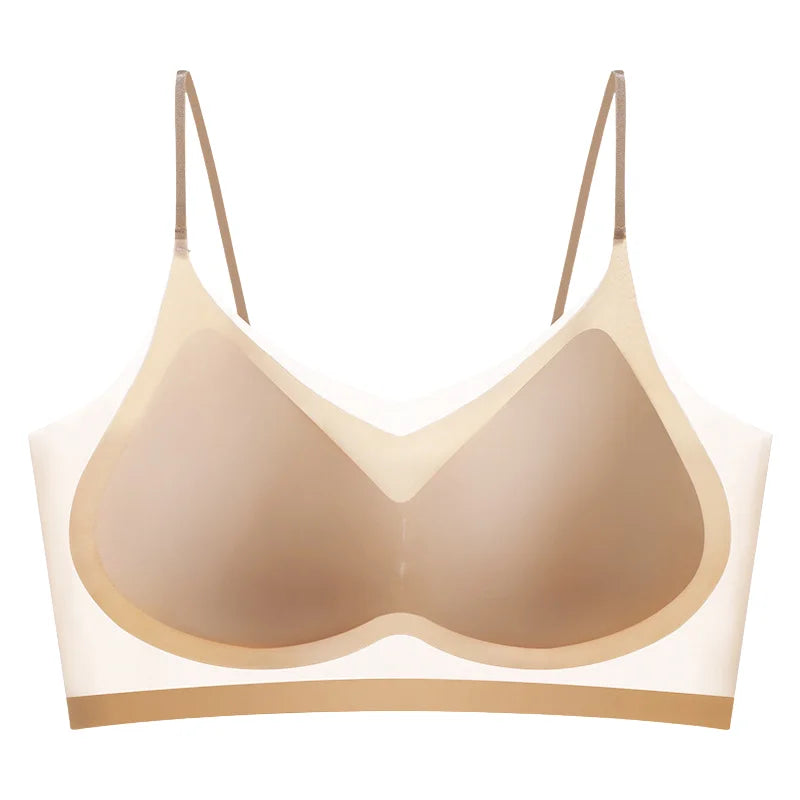 Bras for Women Plus Size Shaping Lifting Bra with Strap Seamless Wirefree Stretch Yoga Bralette Smooth Traceless Bras