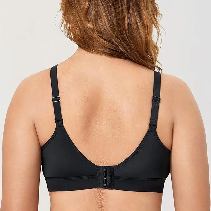 Daily Delimira Women Wireless Bras Underwear Plus Size Full Coverage Smooth Seamless Comfortable Unlined Bra