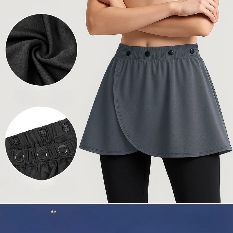 Womens Yoga Cover Up Skirt for Running Workout Modesty Swimwear Beach Wrap