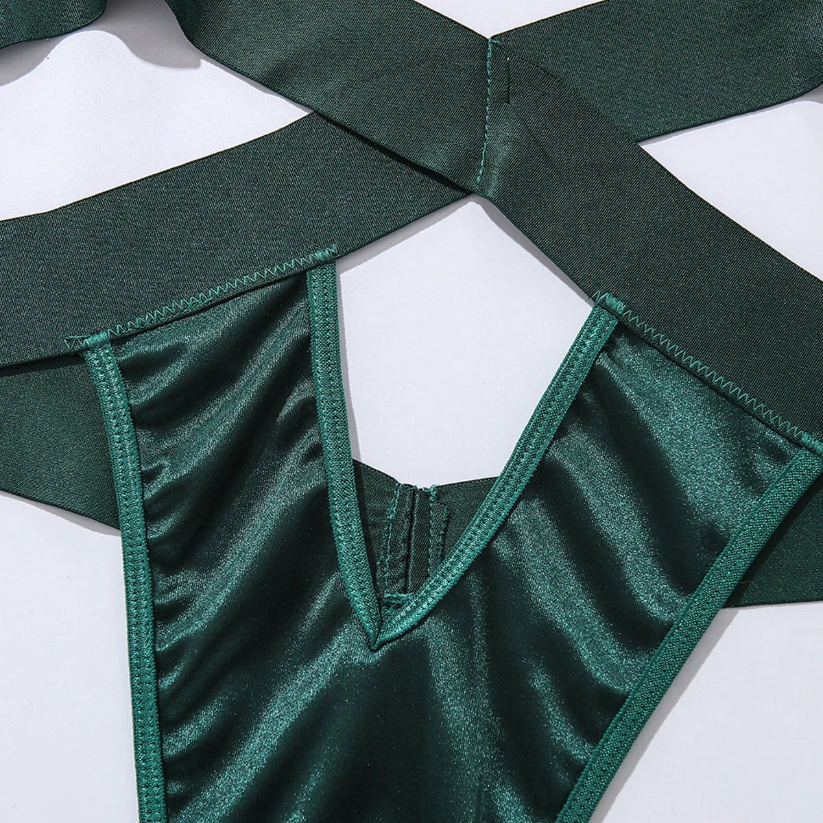 Spicy Girl's Sexy Strap Lingerie Bodysuit  Seductive Erotic Eco-Friendly Packing