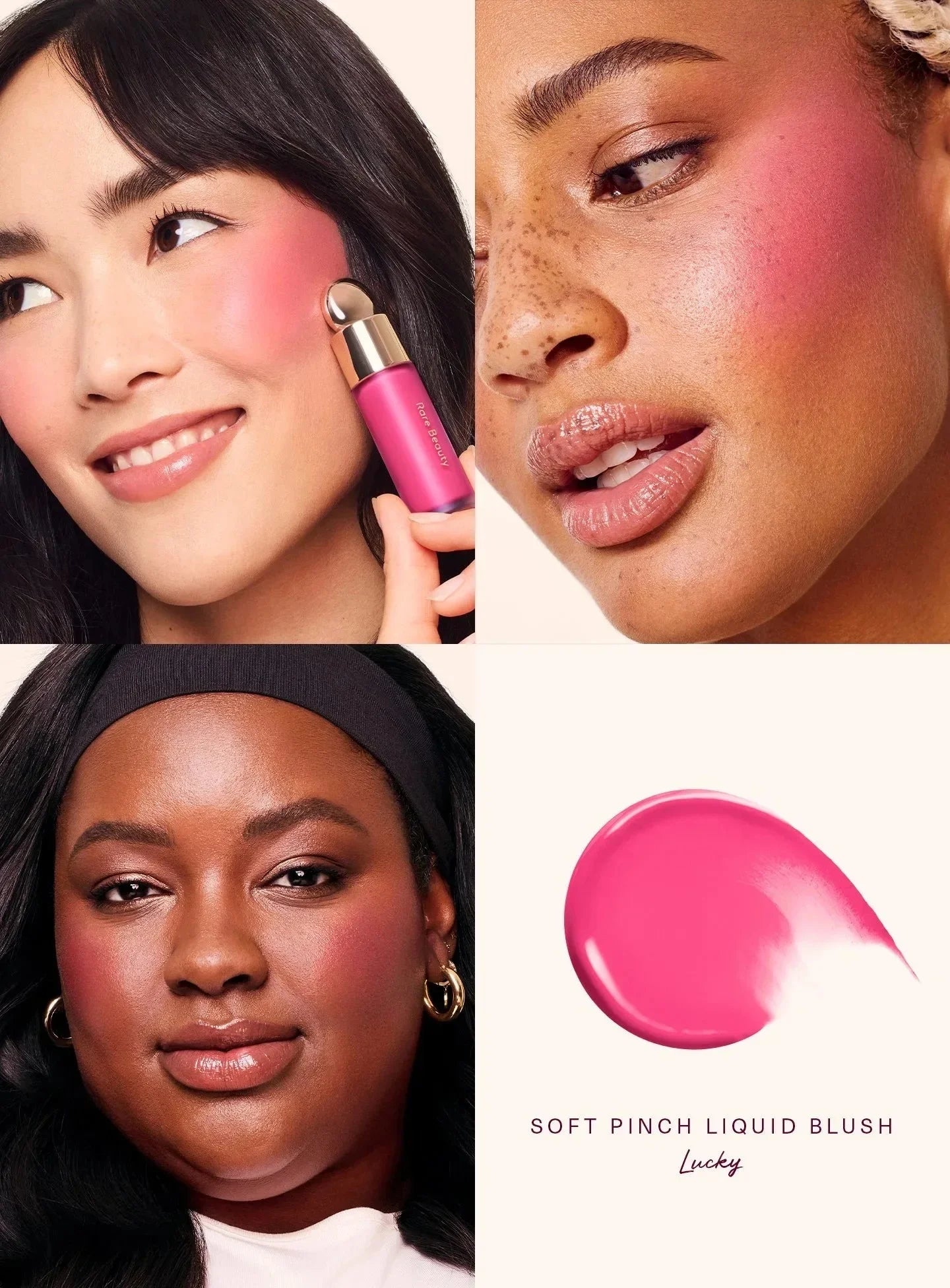 Rare Beauty Happy Sol Always Sunny Bronze contour stick Smooth Natural Smudge-proof Long-lasting Lip Gloss Plumping Maquillaje