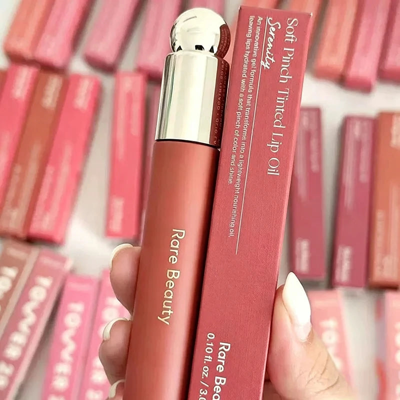 Rare Beauty Liquid Blush Silky and Glides On Smoothly Nature Long Lasting Plump Happy Hope Delight Stained Lipstick Gloss Makeup