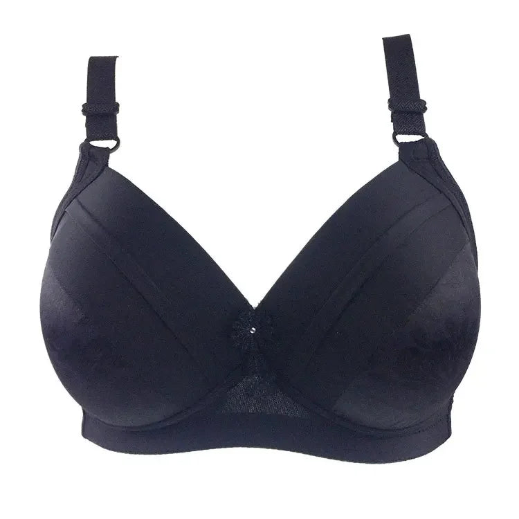 36-44 B/C Cup Bras for Big Breasted Women Fat Full Coverage Thin Wire Free Back Closure Underwear Gathered High Quality Bra