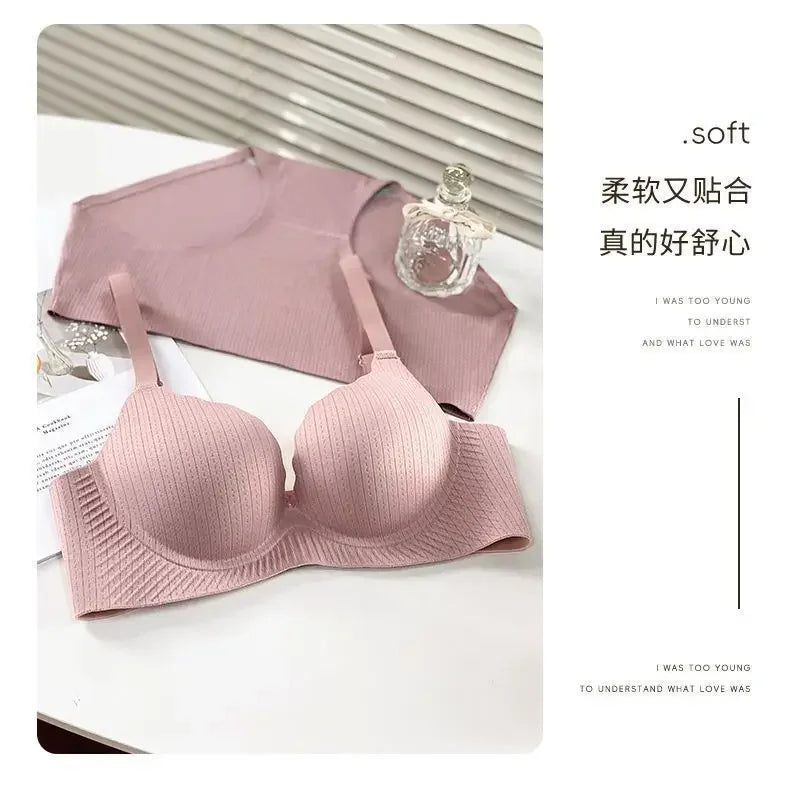 Ultra Thick 6CM Push up Bra for Small Chest Padded No Steel Ring Comfortable Sexy Lift Lingerie Flat Chest Women