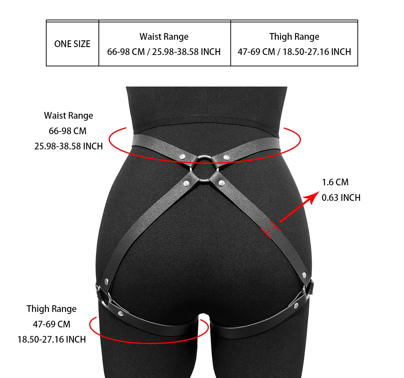 Leg Harness Bandage Sexy Thigh Garter Women Hip Harness Belt Gothic Sword Belt BDSM Fetish Clothing Adult Erotic Garter Harness
