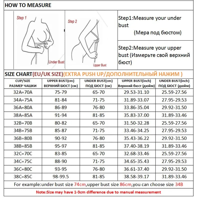 Seamless Bras For Women Sexy Lingerie Letter Strap Tops Wireless Brassieres Push Up Underwear Deep V Intimates U Back Bralette