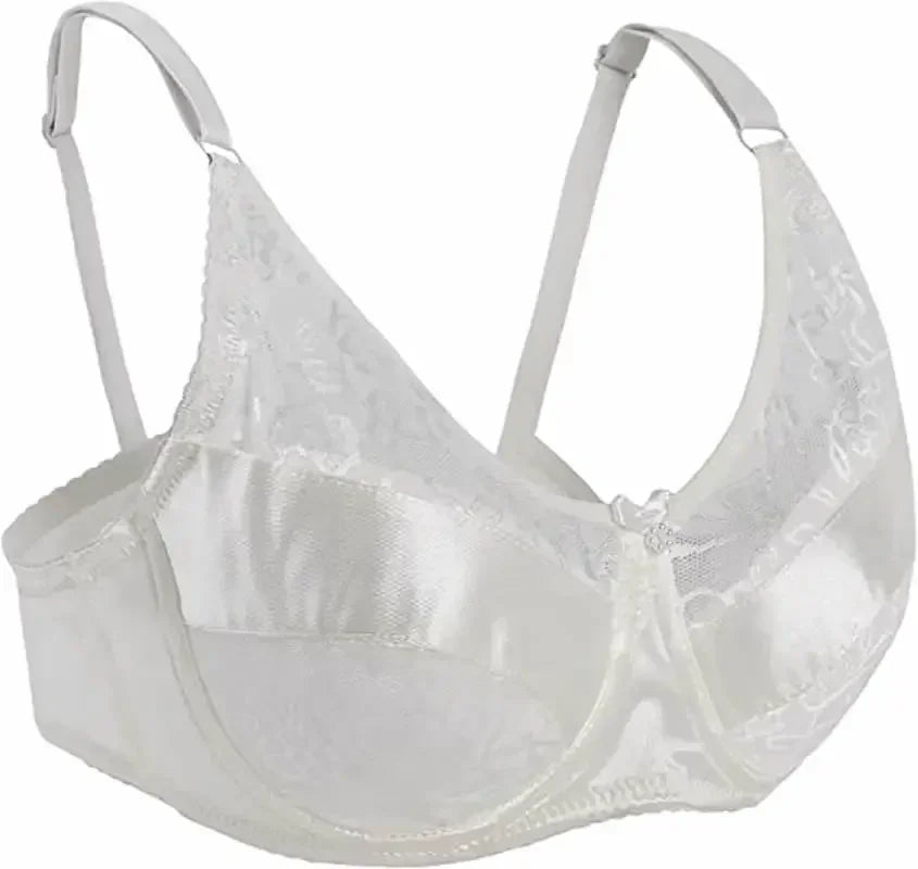 Sexy Crossdresser Bra CD Drag Queen Crossdresser Sissy Bra Fake Boobs Mastectomy Pocket Bra Suitable for Silicone Breast Forms