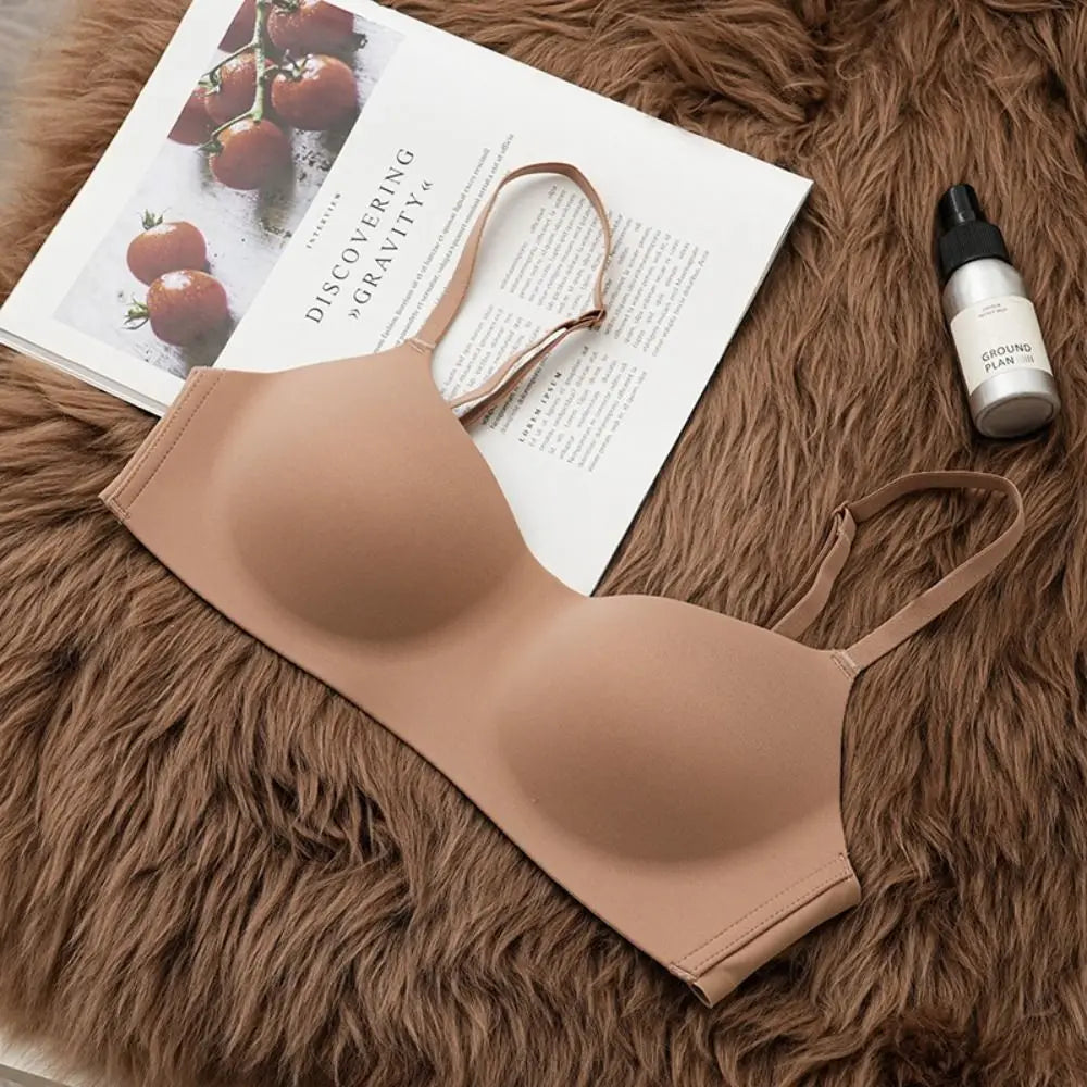 Soft Comfort Wireless Bra Breathable Fabric Thin Cup Seamless Bra Non-Wire Elastic Material Tube Top Bras Female Intimates