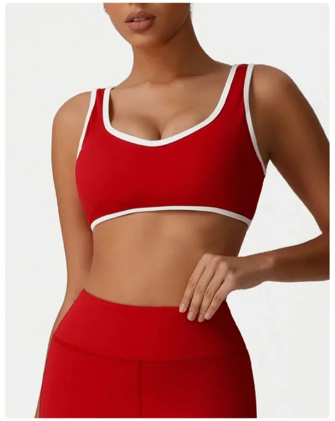 Backless Yoga Bra Quick Drying Shock-proof Fitness Sports Bra High Waist Butt Lifting Flared Pants Casual Workout Gym Yoga Bra