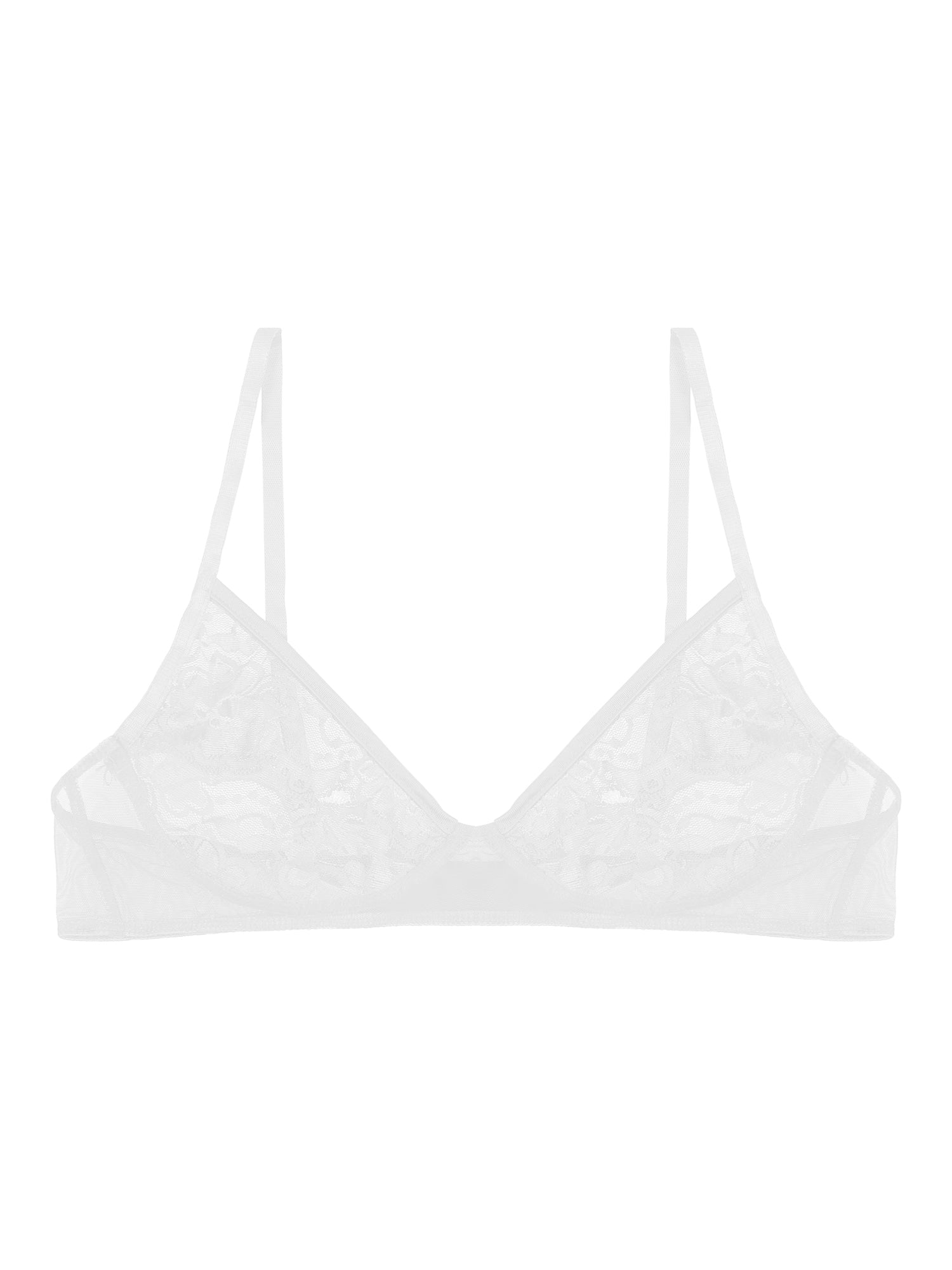 Women Nipple Exposed Bra Sexy Open Cup Lace Lingerie Exotic Brassiere Nightclub See-through Bralette Wire-free Unlined Bra Top