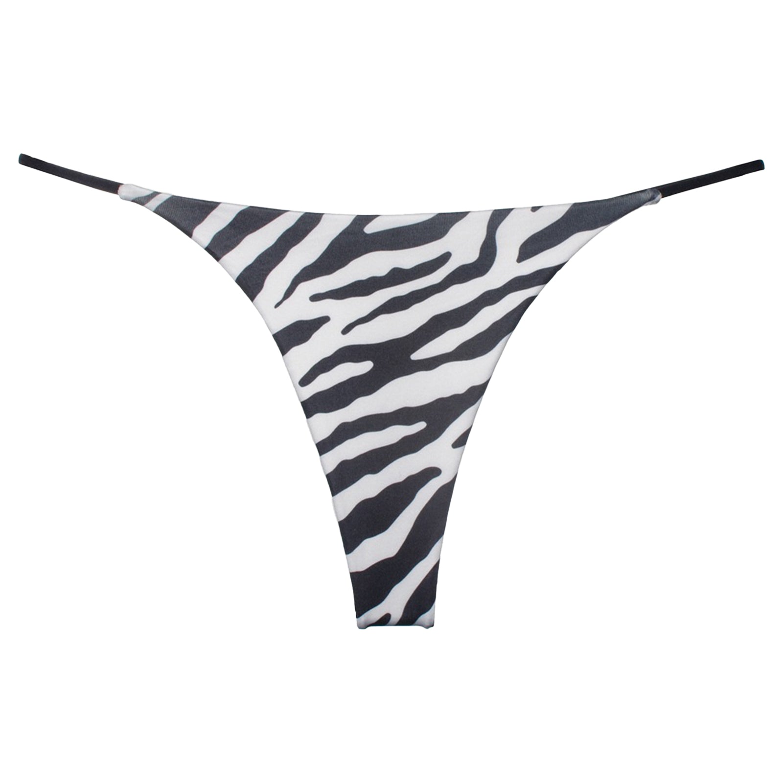 Womens Low Rise Thong Bikini Bottom Beach Sunbathing T-back Swim Wear