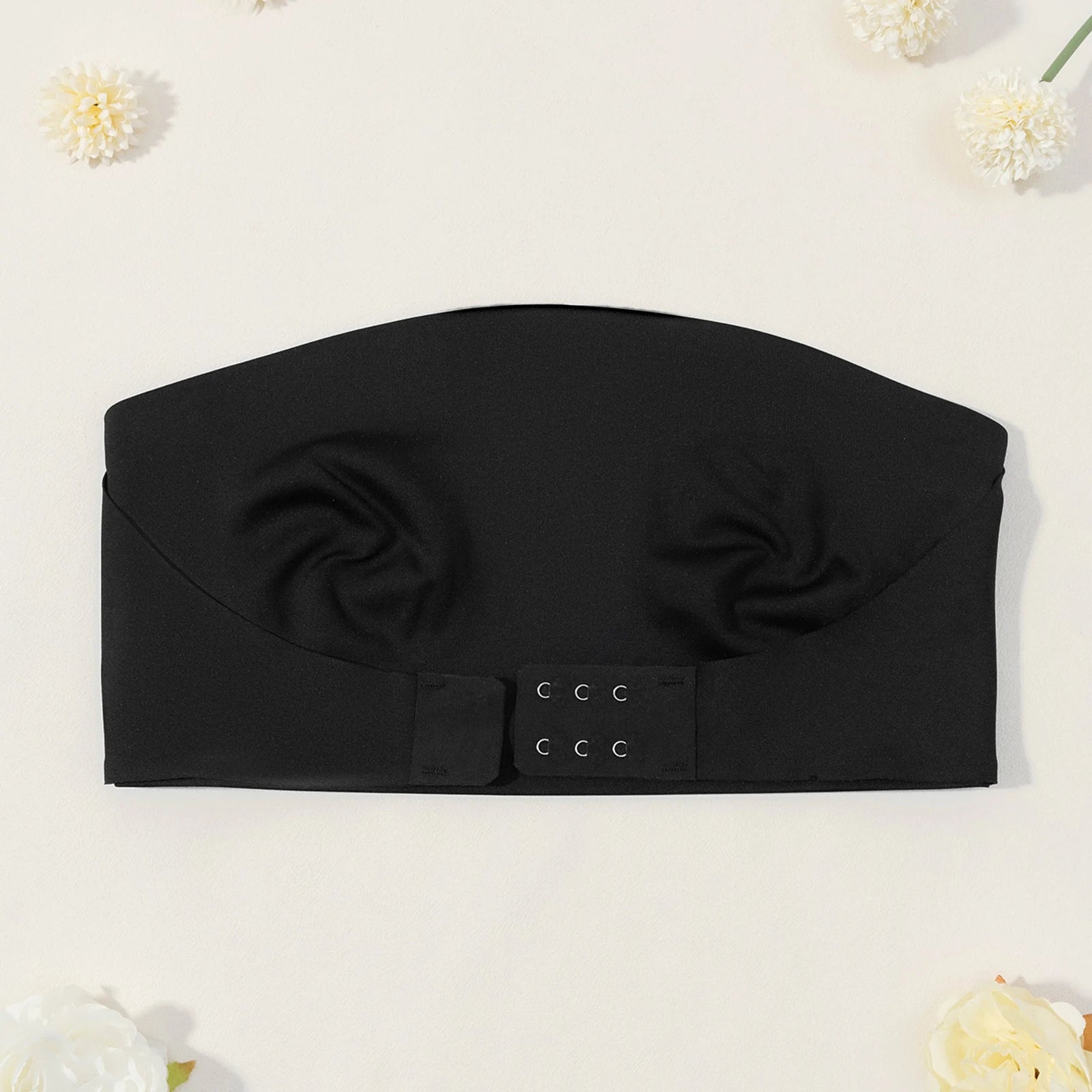 Front-closure Strapless Bra Summer Fashion Seamless Bandeau Sexy Comfortable Push Up Padded Lingerie