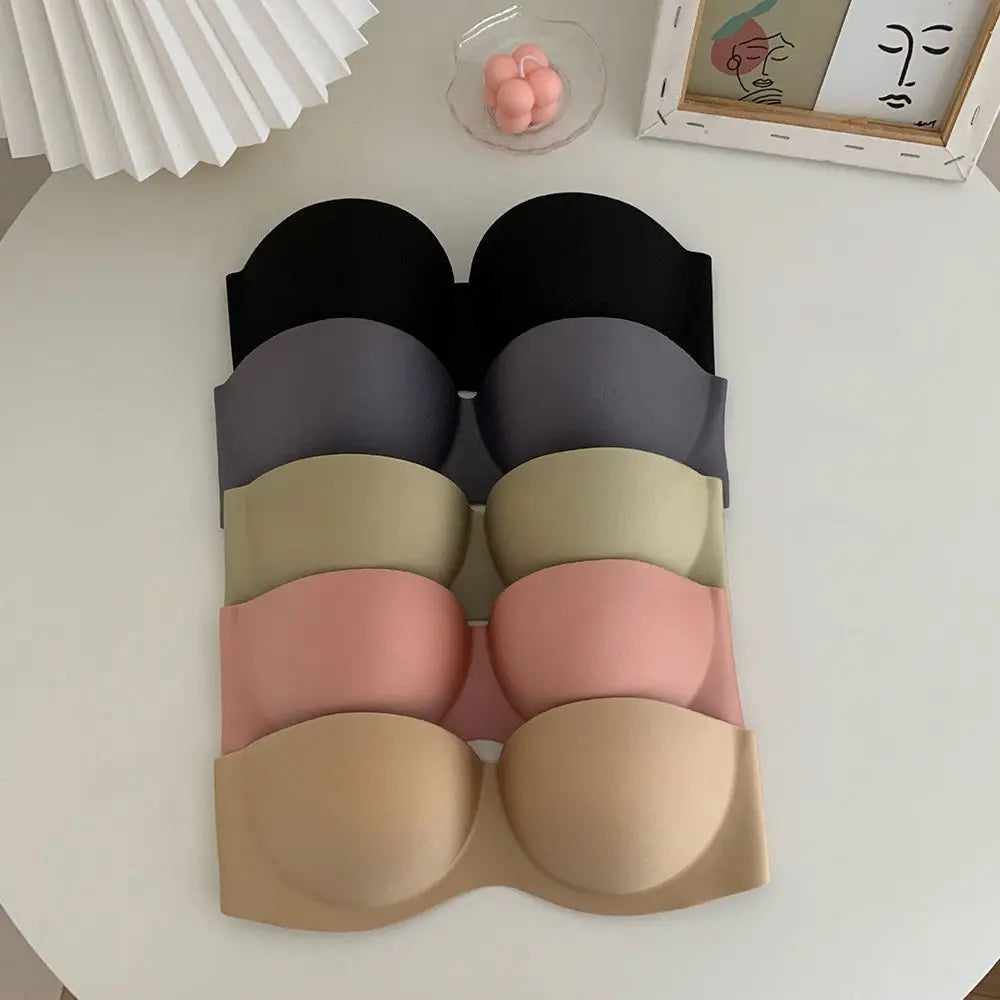 Beauty Back With Extension Belt NO Steel Ring Invisible Bra Without Straps Bralette Women Bras Sexy Strapless Bra Chest Wrap