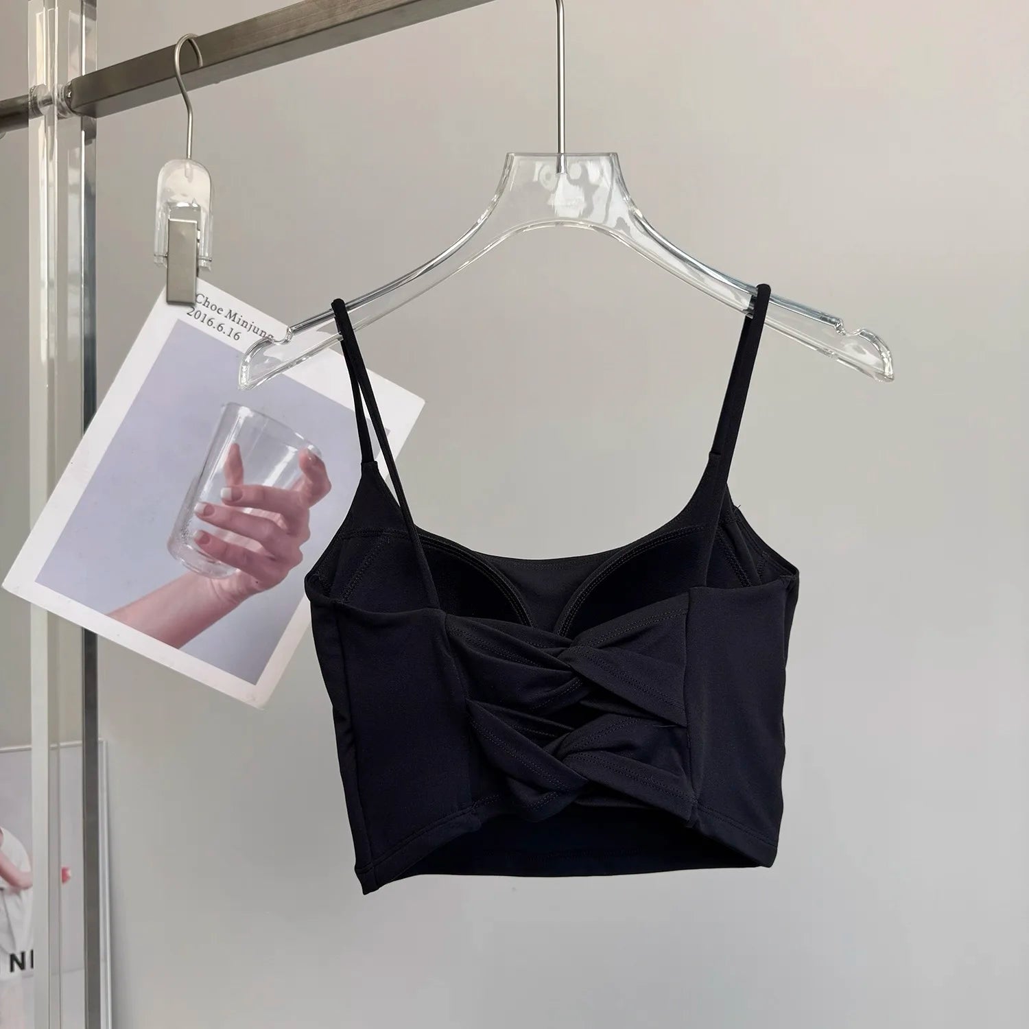Sports Bra, Women's Summer Beauty Back Integrated Yoga Suit, Vest, Suspender, Pilates Training, Fitness Bra