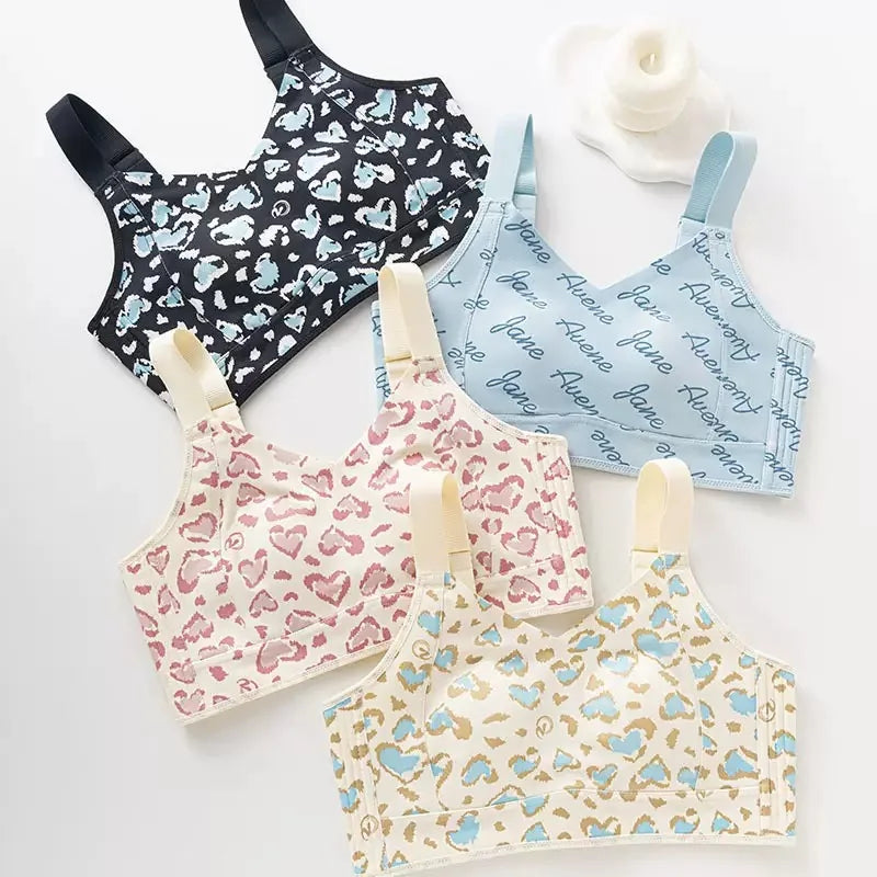 Women's Push-Up Bra for Large Breasts with Rabbit Ear Cups Preventing Sagging And Lifting Breast Reduction Supportive Underwear