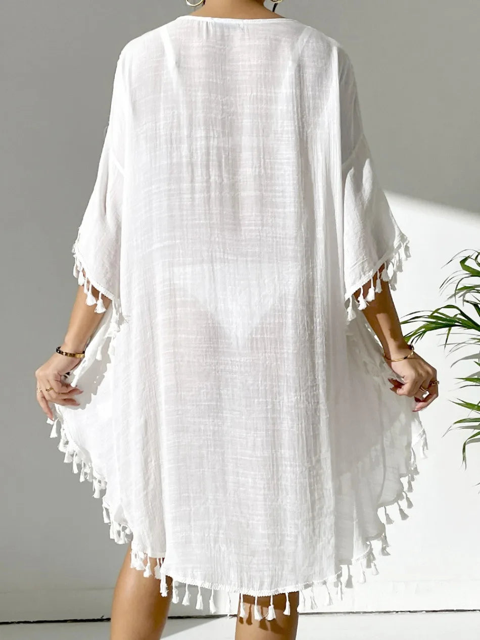 Women's Sexy Swimsuit Cover Up Dress Summer Bathing Suit Beachwear Shirt Cover-ups for Women