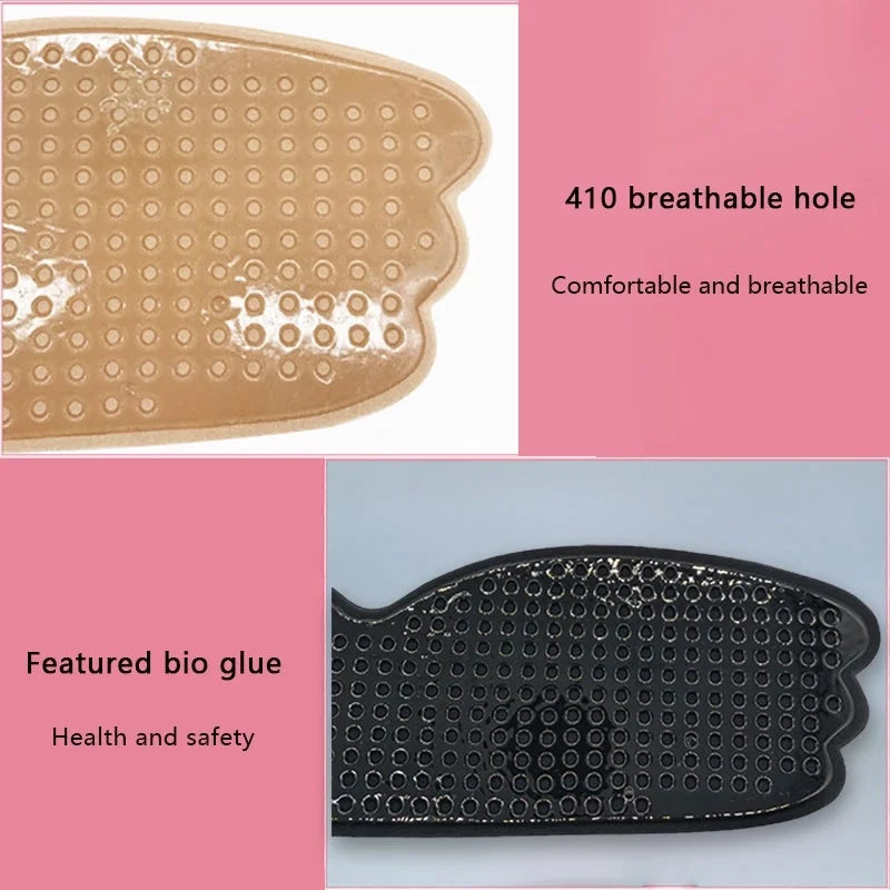 Reusable Invisible Push Up Bra Strapless Bras Silicone Self Adhesive Bras Nipple Cover Big Breasts Gathered Bralettes