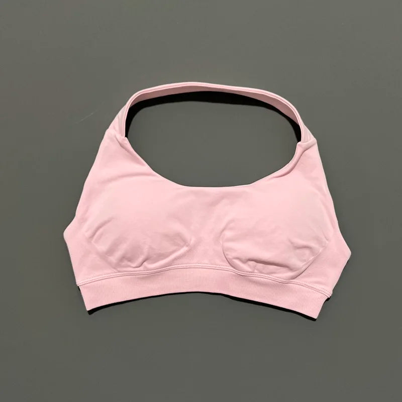 Sports Bra Seamless Sexy Padded Athletic Sport Bras Women Backless Workout Gym Anti-Shock Yoga Crop Top Fitness Bra