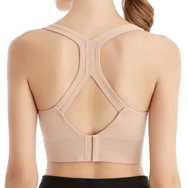 Sexy Sports Bras Racerback Yoga Bra Tank Top Women Fitness Gym Shockproof Seamless Running Workout Fast Dry Underwear Vest
