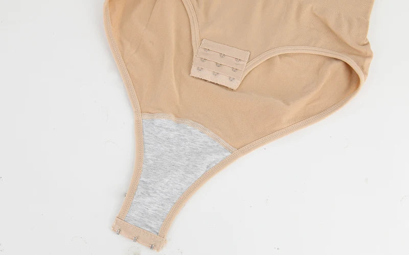 Strapless Shapewear Bodysuit Off the Shoulder Seamless Tummy Control Body Shaper Removable Shoulder Strap Sexy Leotard