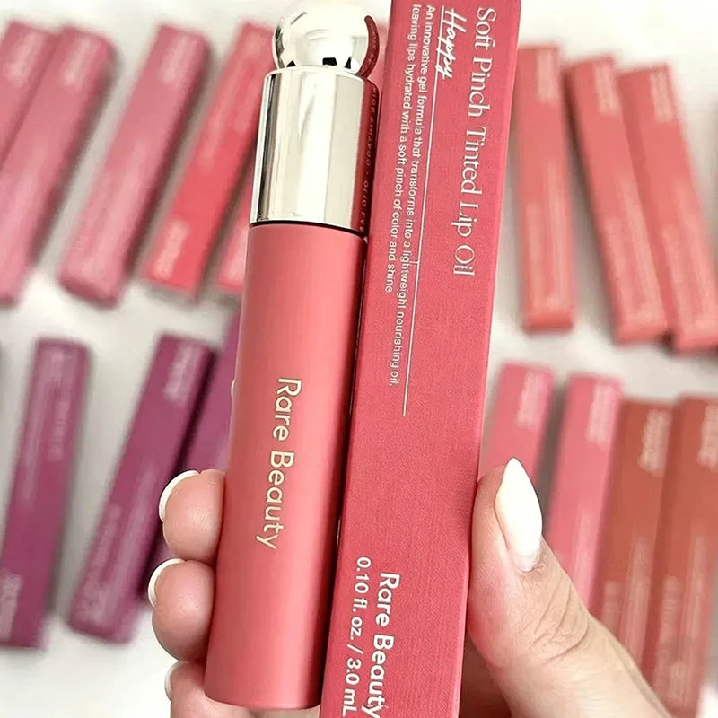 Rare Beauty Liquid Blush Silky and Glides On Smoothly Nature Long Lasting Plump Happy Hope Delight Stained Lipstick Gloss Makeup
