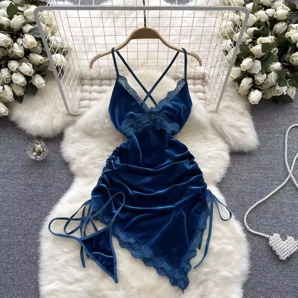 Backless Hotsweet Bow Lingerie For Women See Through Mesh Sexy Bunny Costume Lingerie Bodysuit 4 Piece Jumpsuit Spot Lace Cospla