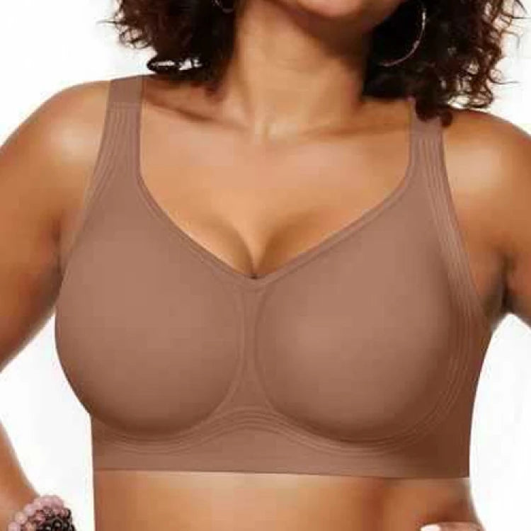 Wireless Seamless Women's Bra, Removable Pads Breathable Bralette,Soft Comfort Fit,Ideal for Daily Casual Outfits&Sleep Wear
