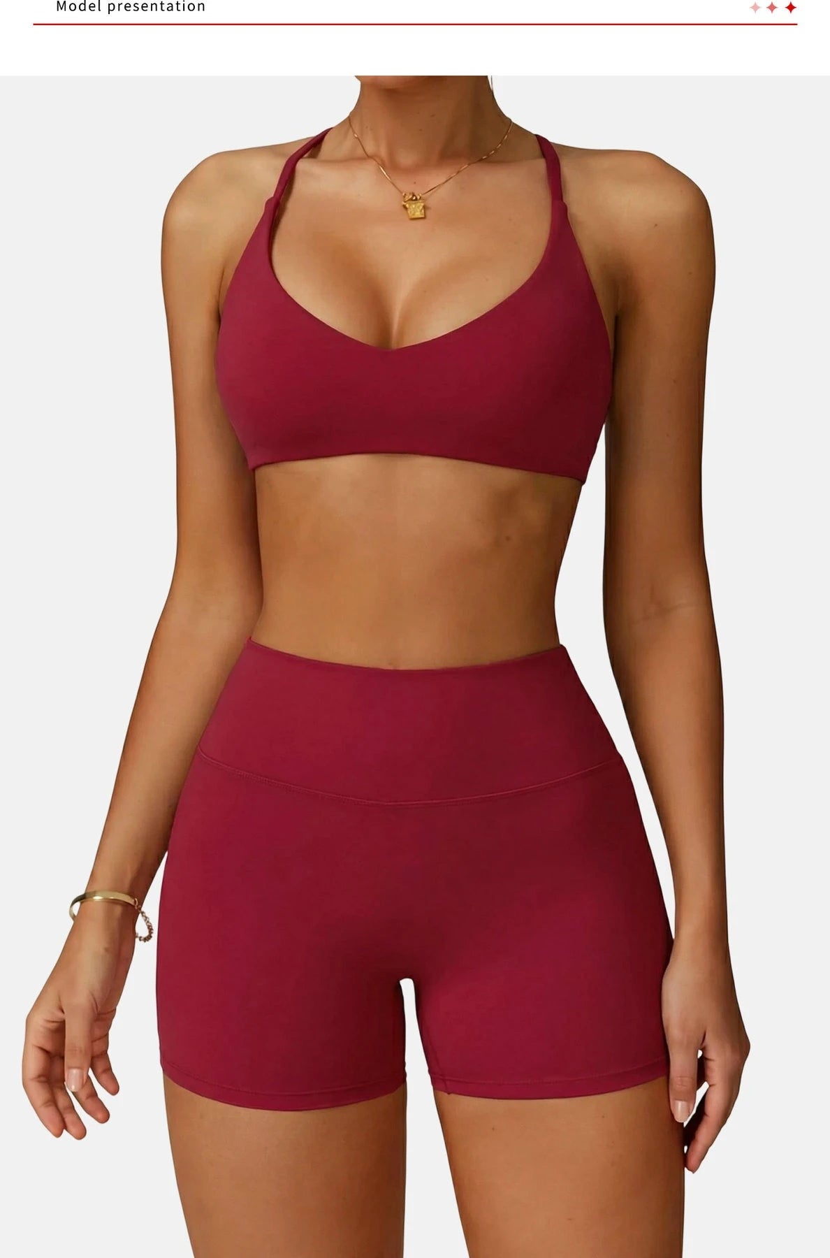 Sports Bra High  Support Women Gym Underwear Push-up Back Cross Yoga Crop Top Running Workout Fitness Pilates Solid Color