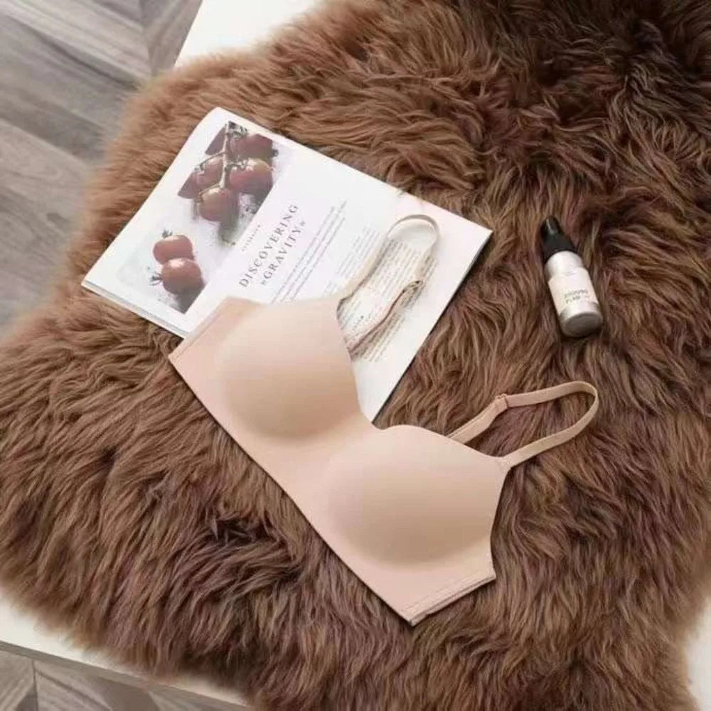 Soft Comfort Wireless Bra Breathable Fabric Thin Cup Seamless Bra Non-Wire Elastic Material Tube Top Bras Female Intimates