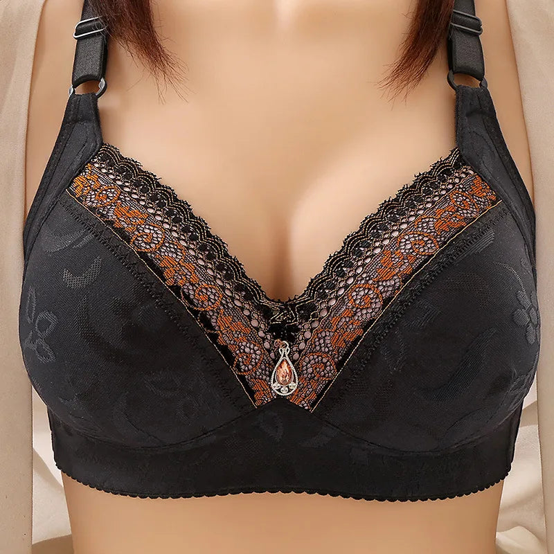 Bras for Women's bra plus big large size Super Push up bralette lace intimates Sexy lingerie Undrwear underwire 100AB Cup