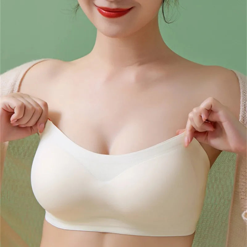 Strapless Bras For Women Seamless Underwear Push Up Non-wire Bra Tube Crop Tops Summer Comfort Female Lingerie Padded Top
