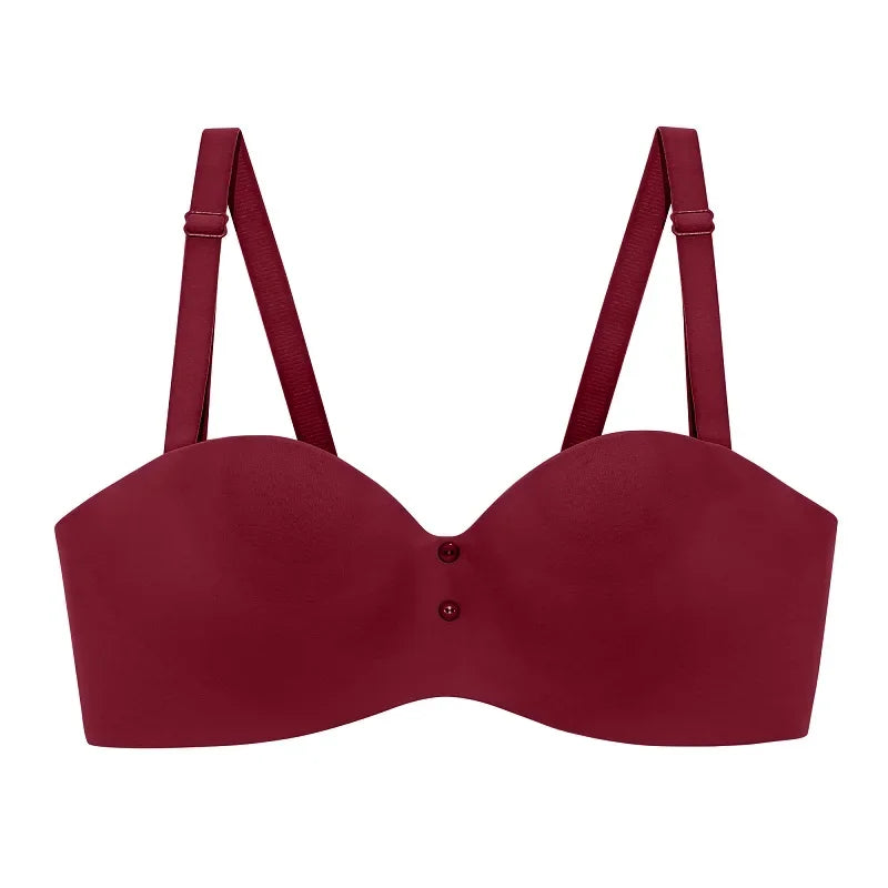 Seamless Sexy Bras Women Invisible Brassiere Adjustable Push Up Bras Female Comfortable Underwear Laides Solid Color Lingerie