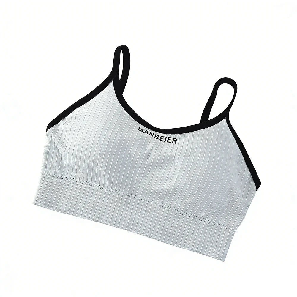 Basic Lingerie Wireless Bra Simple Elastic Brassiere for Women Underwear Seamless Bras Running