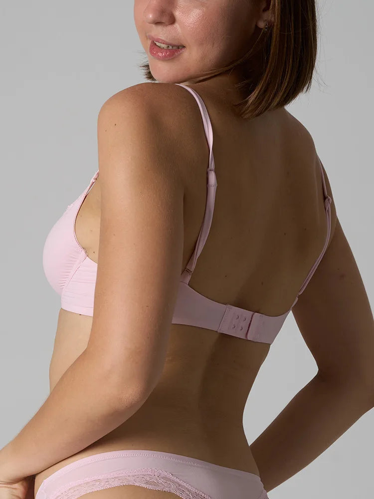 Lace Underwire Bra for Women – French Style, No Padding, Elegant Lift & Support, Comfort Fit