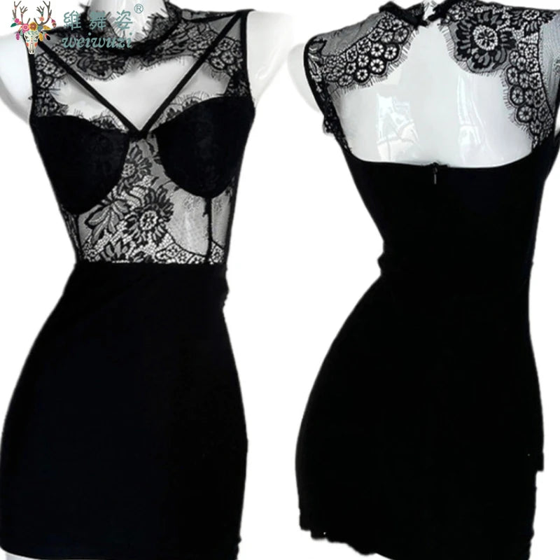 Erotic Lingerie 2025 New Sexy Pure Desire Lace Uniform Temptation Suit Flirting Hot Bed Passion Women Sleepwear Skirt Silk Satin
