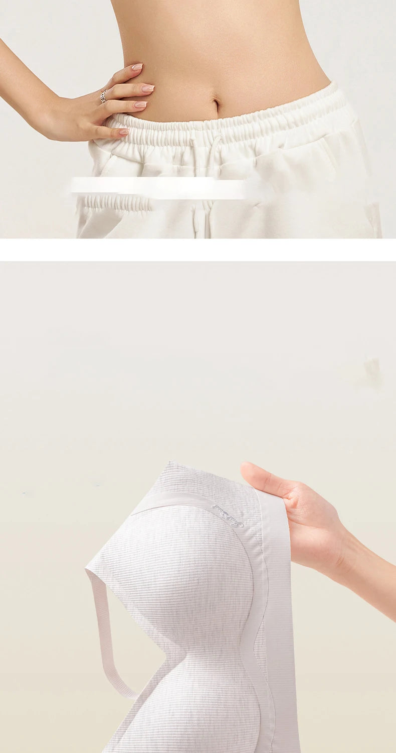 Wireless Push Up Bra Women Soft Breathable Brassiere High Stretch Daily Lingerie
