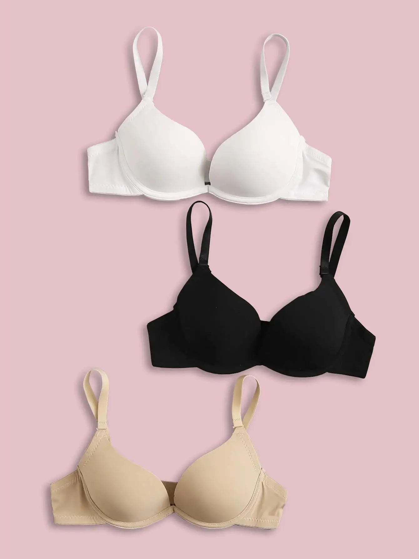 1/2 PCs Small Young Lady Bust Sexy Deep V Cup Bra For Women Push Up Lingerie Seamless Bralette Deep U Plunge Intimates Brassiere