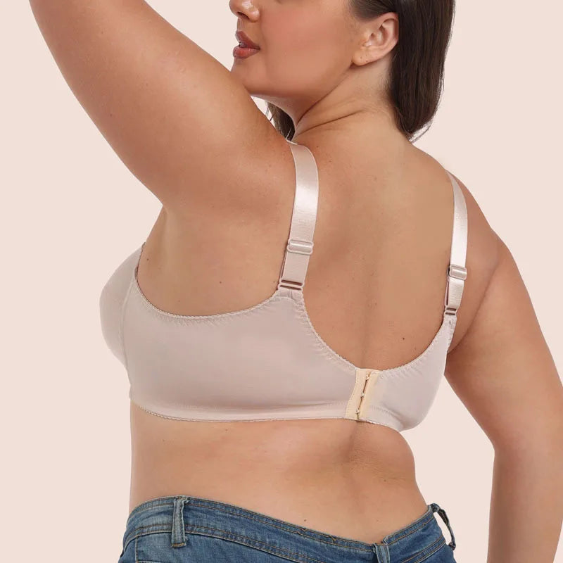 Summer Bra Thin Full Cup Bra for Women Sexy Lace Large Size Non Padding Wirefree Bras Plus Size Breathable Bralette BCDEFG