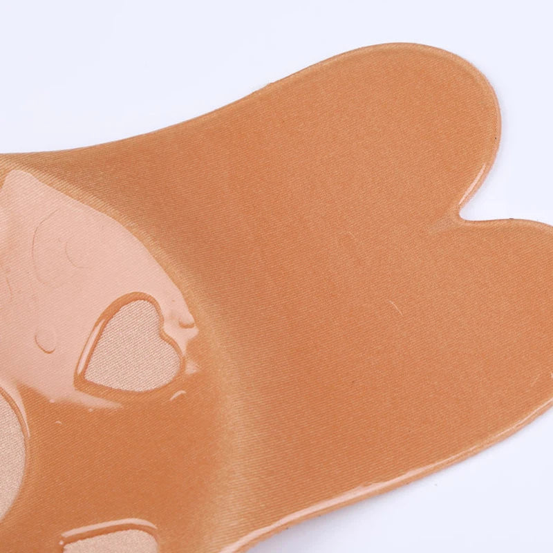 Sexy Push Up Bras Reusable Sticky Breast Lift Up Nipple Cover Rabbit Bra Pad For Women Adhesive Silicone Strapless Invisible Bra