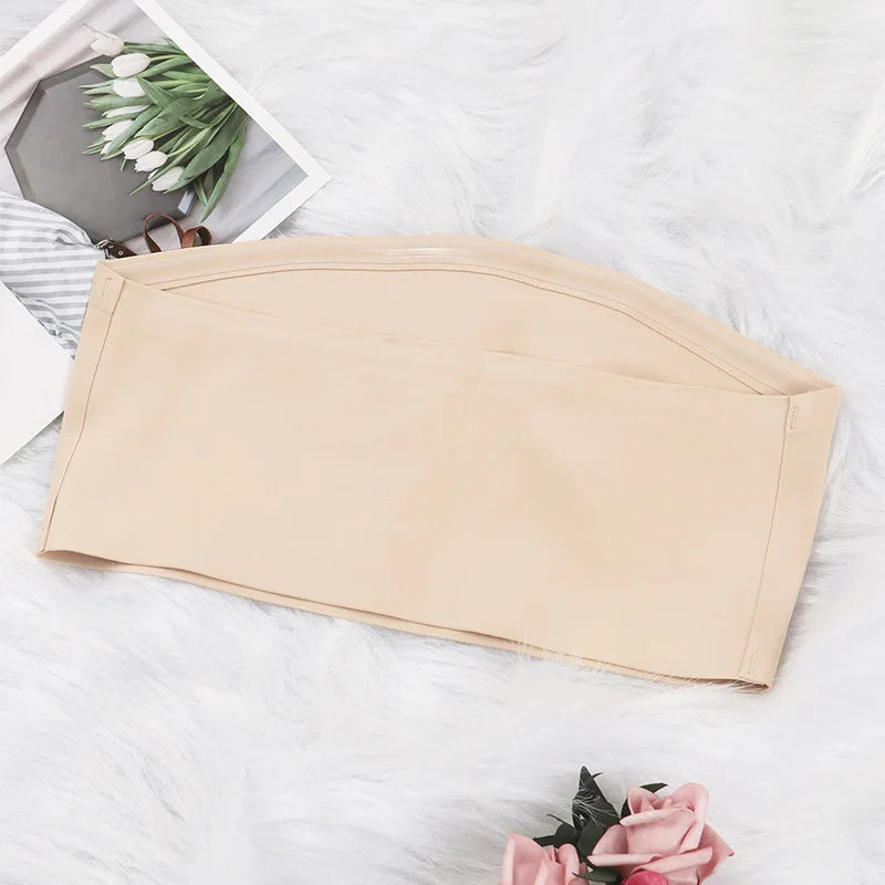 Sexy Seamless Front Button Strapless Bra Anti Glare Gathering Chest Hugging Beautiful Back Women Bra Strapless Non Slip Bra