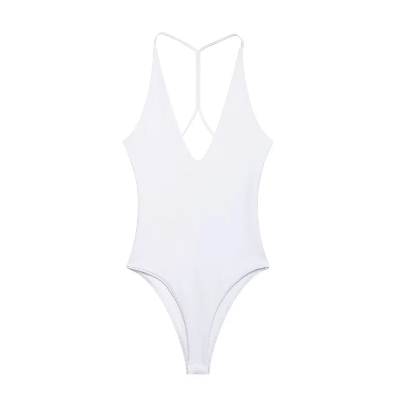 White Body Woman Slip Jumpsuits Sexy Bodys for Women Black Backless Lingerie Bodysuit Women Bustier Sleeveless Tops