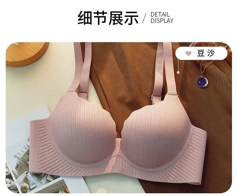 Ultra Thick 6CM Push up Bra for Small Chest Padded No Steel Ring Comfortable Sexy Lift Lingerie Flat Chest Women