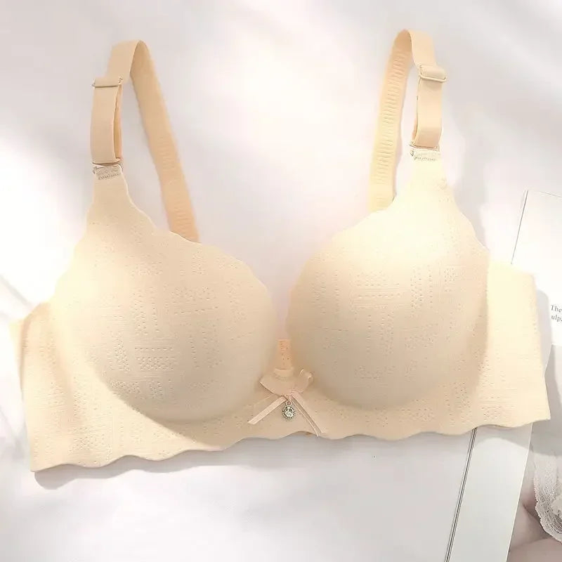 Seamless Push Up Women Bra Comfortable Adjustable Lingerie Wireless Sexy Bras 3/4 Cup Bralette Girl Brassiere Femenina