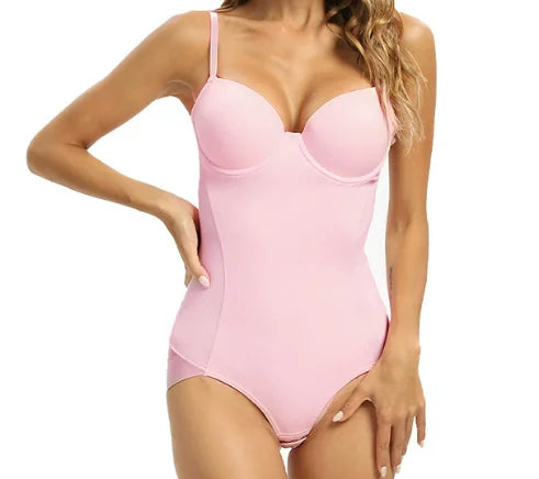 Underwire White Bodysuit Women Shapers Stretch Solid Color Silky Underwear Shapewear Good Quality Shape Corset Teddies
