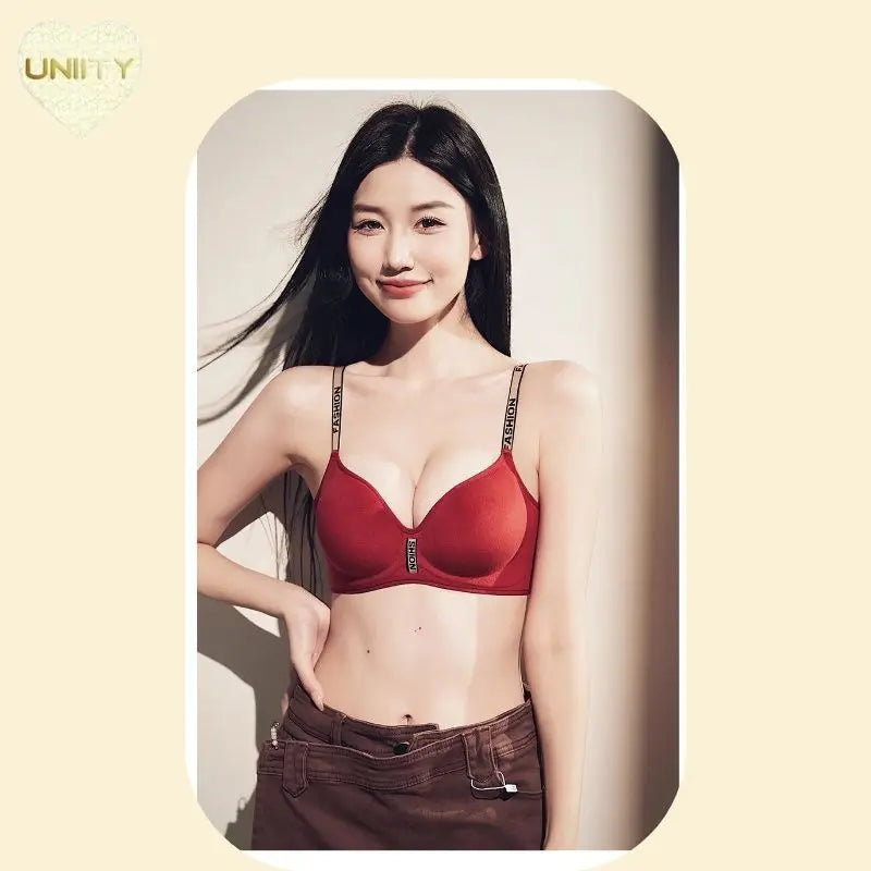 Ultra Push Up Bra 6CM Padding for Women Seamless Wireless Bra Full Coverage Gathers Side Fat Lifts Thermal Fleece Lined Bra