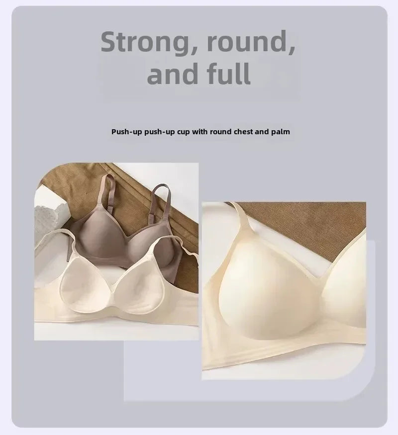 Fashion Seamless Bras Women Comfort Lingerie Padded Sports Tops Underwear Soft Bralette Support Sexy Breathable Bra Intimates