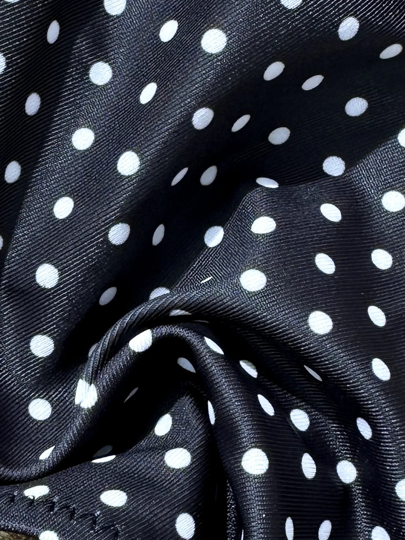 Bikini Swimsuit Women 2026 Cute Sexy with Tie Straps Small Chest Gathering Polka Dot Two-piece Triangle Swimsuit Vacation Spring